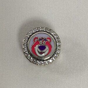 Pandora Disneyland Strawberry Bear Charm Pendant, S925 Silver Jewelry